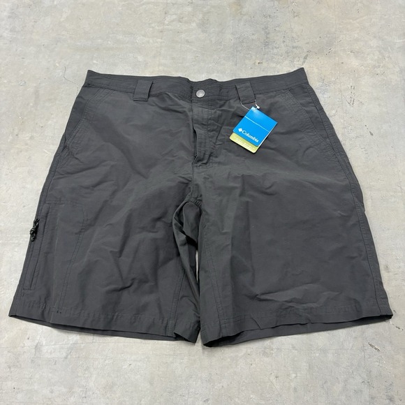 Columbia Utilizer II Short Mens 38 Gray Nylon Hiking Shorts Outdoor Utility 10"‎ - Picture 1 of 3